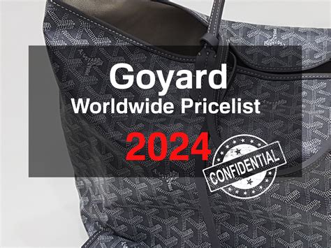 goyard pm price 2023|goyard prices in japan.